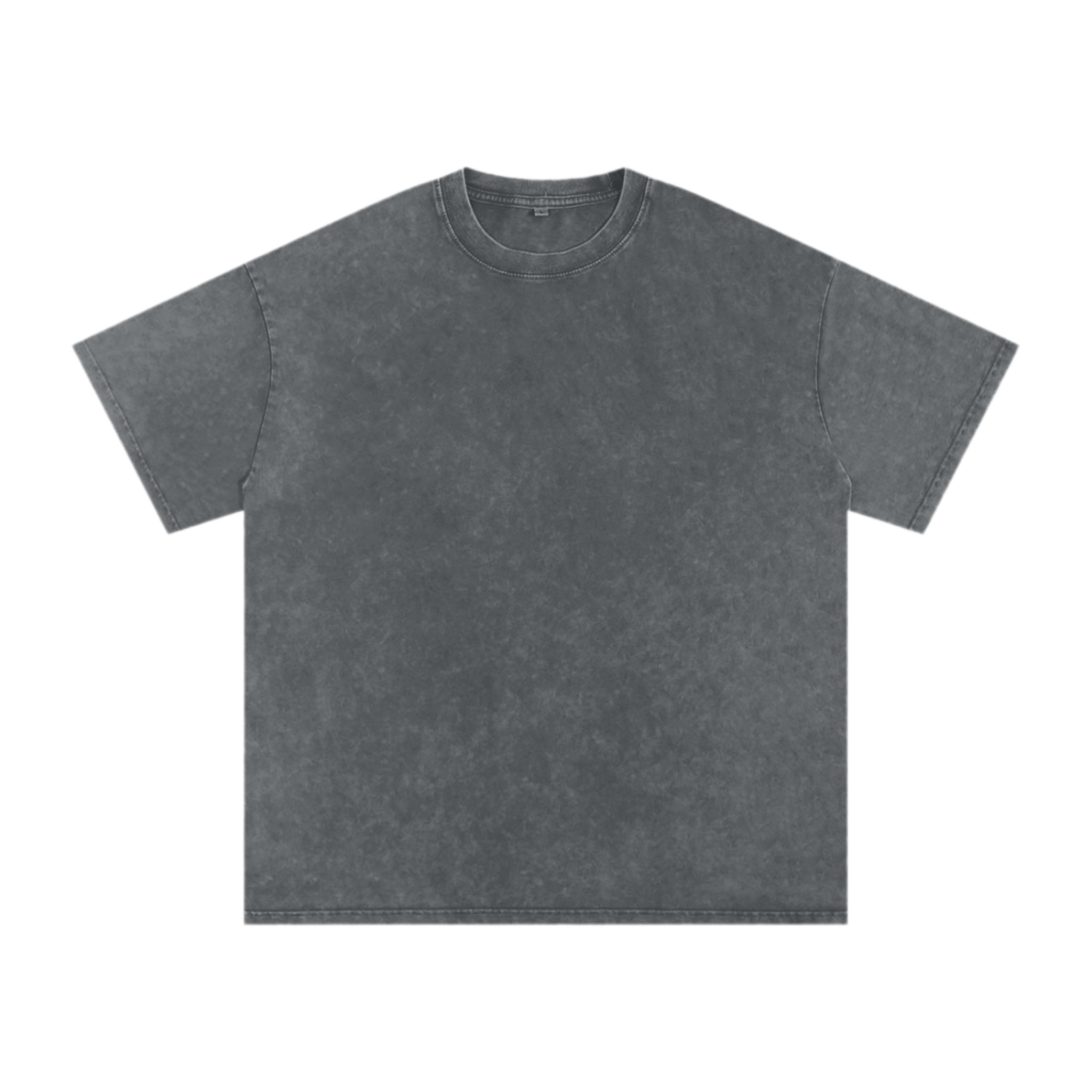 Jesus Heals Snow Washed Oversized Cotton T-Shirt (Pirate Black)