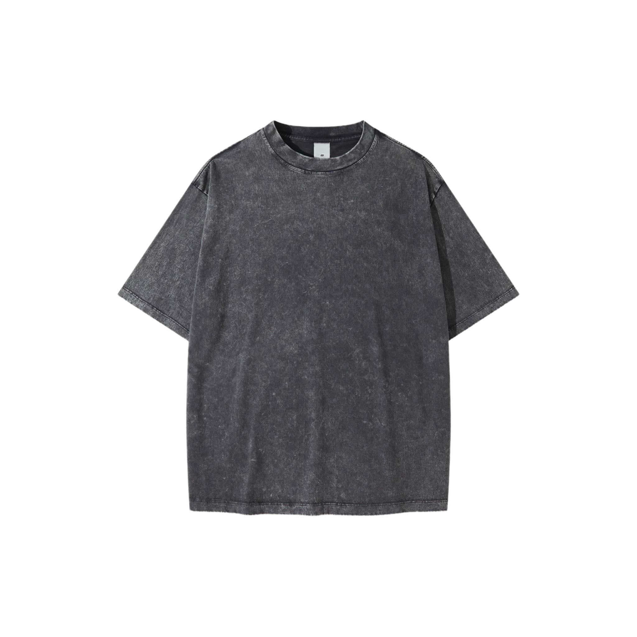 Kids Jesus Heals Snow Washed Oversized Cotton T-Shirt (Pirate Black)