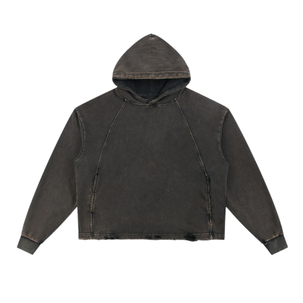 Jesus Heals Vintage Washed Frayed-Hem Hoodie