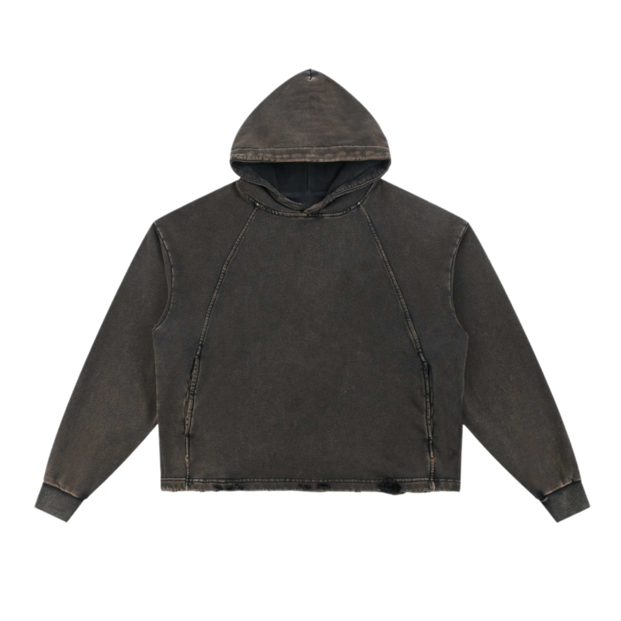 Jesus Heals Vintage Washed Frayed-Hem Hoodie