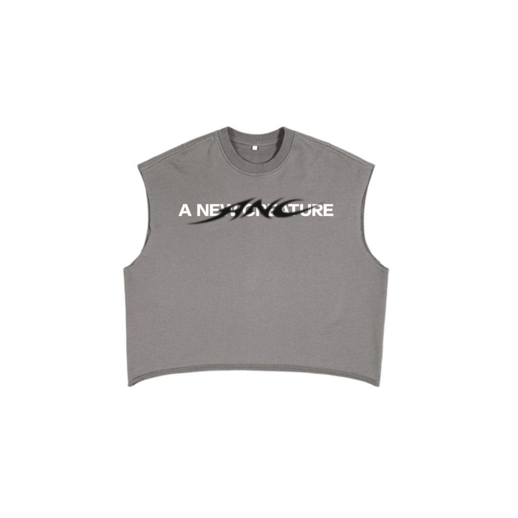 French Terry Boxy Tank Top (Copy)