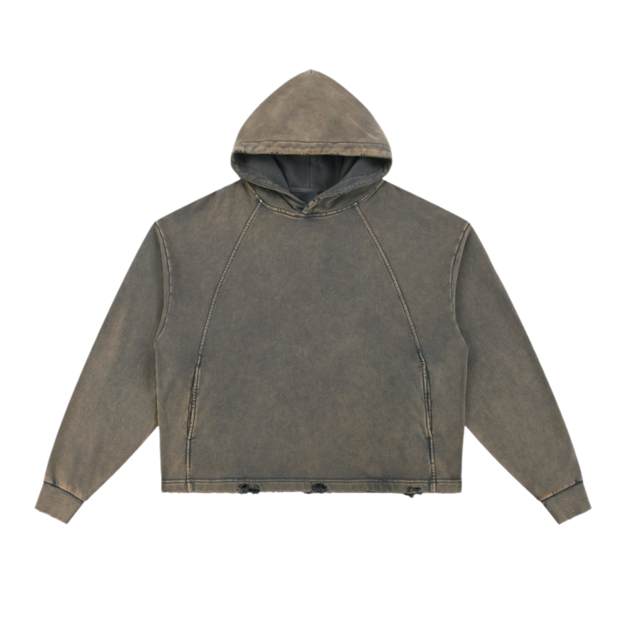 Jesus Heals Vintage Washed Frayed-Hem Hoodie